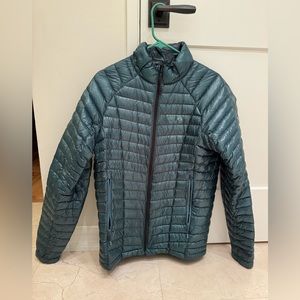 Mountain Hardwear down puffy jacket turquoise